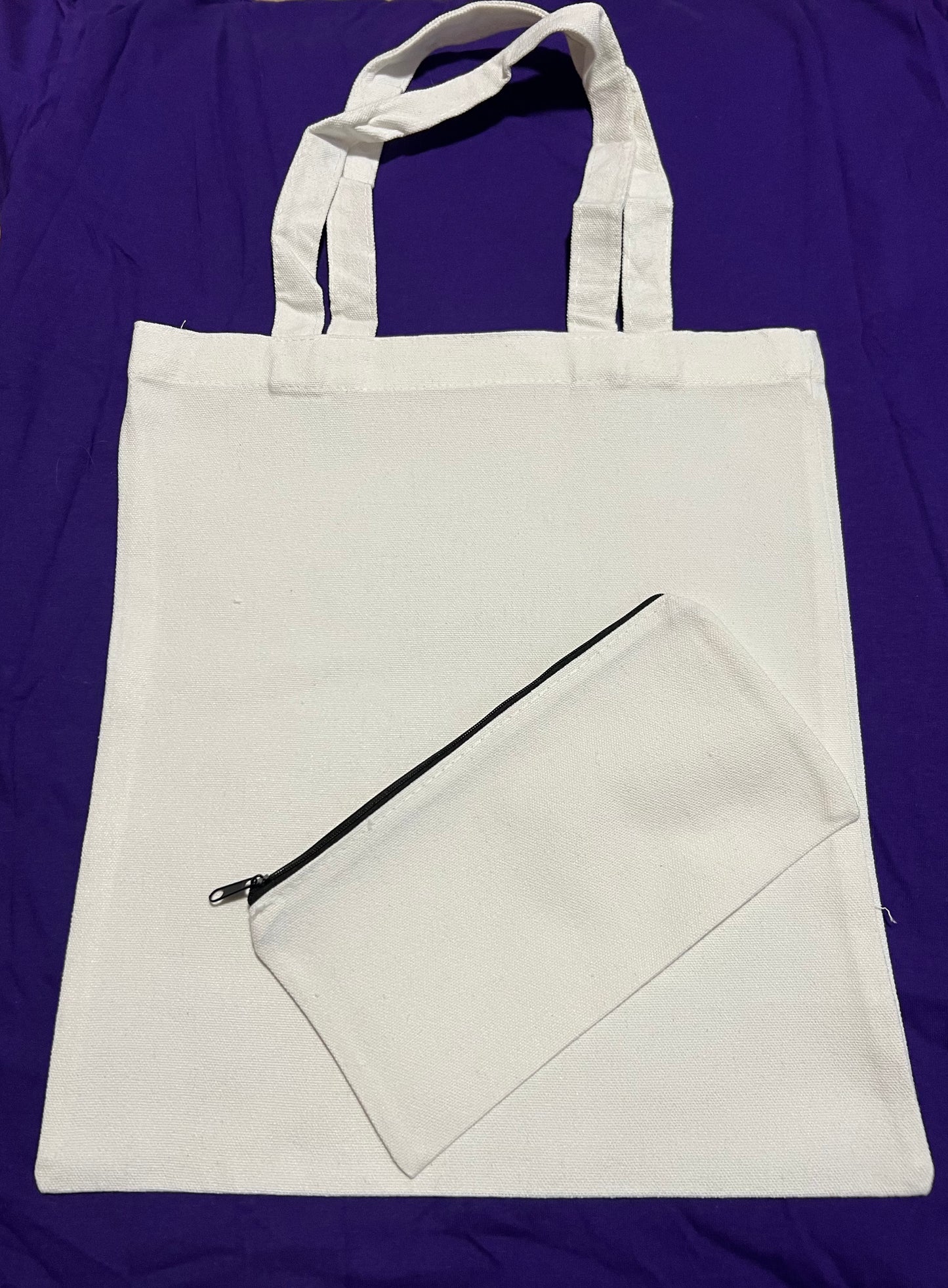 tote bag and mini pouch