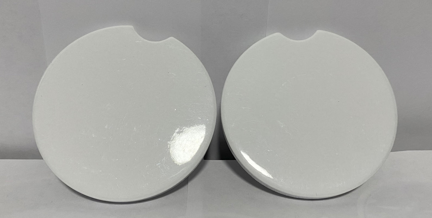 Car ceramic coasters 2 piece set