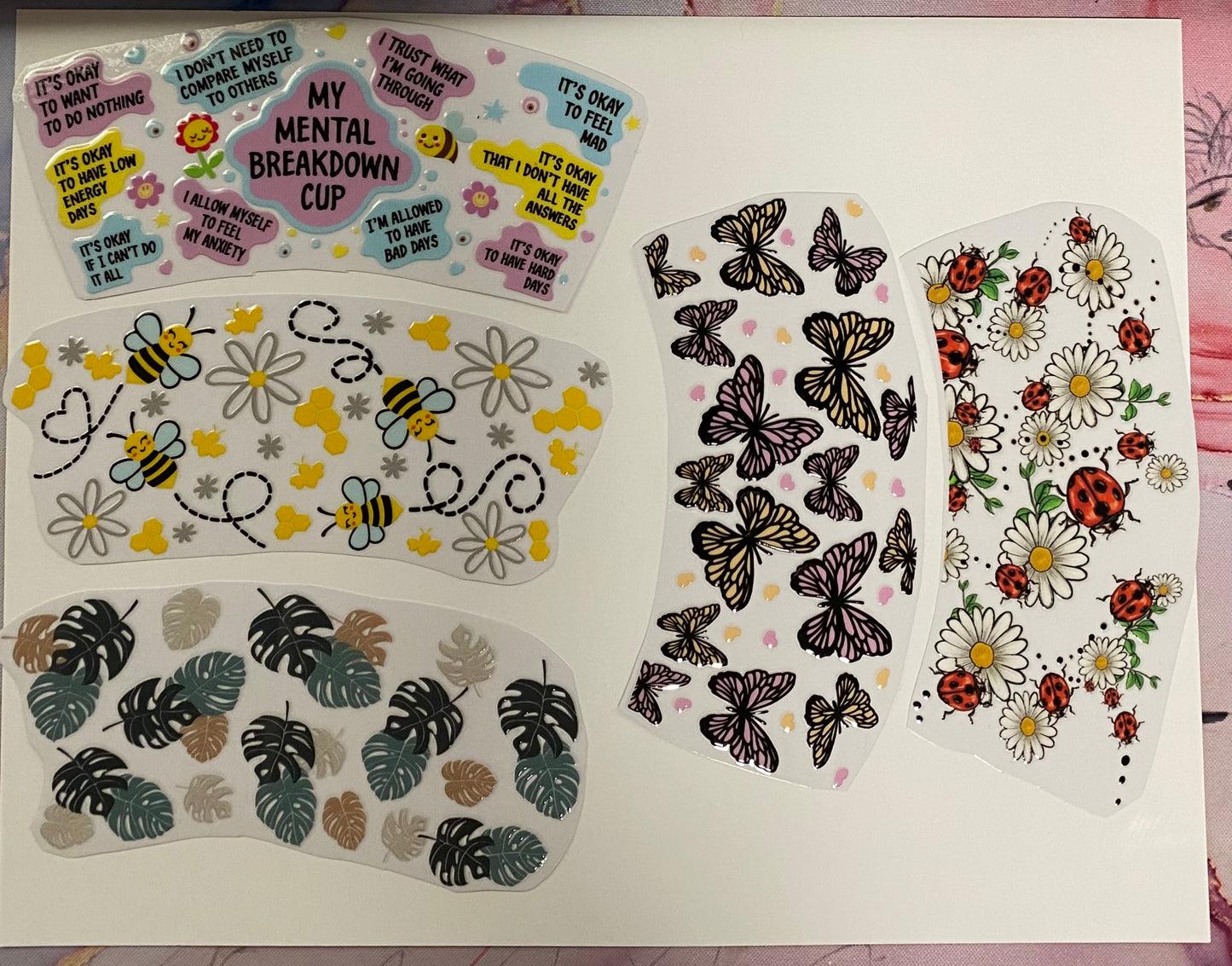 Shot Glass UV-DTF wraps and decals