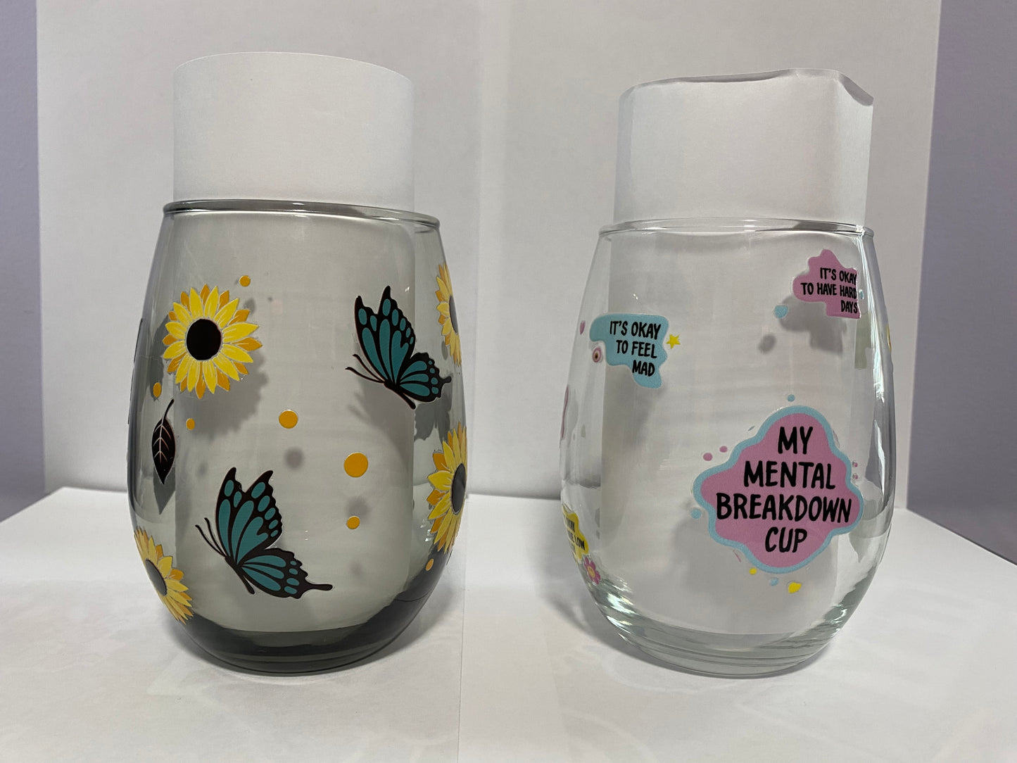 RTS stemless wine glasses