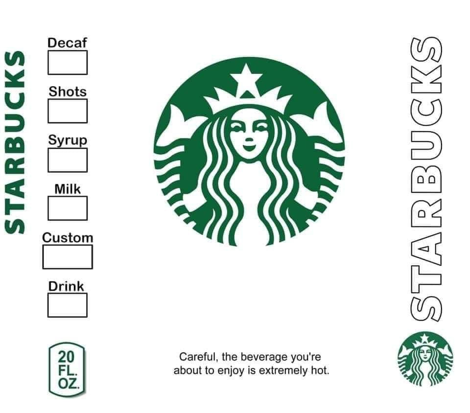 Starbucks Sublimation Designs