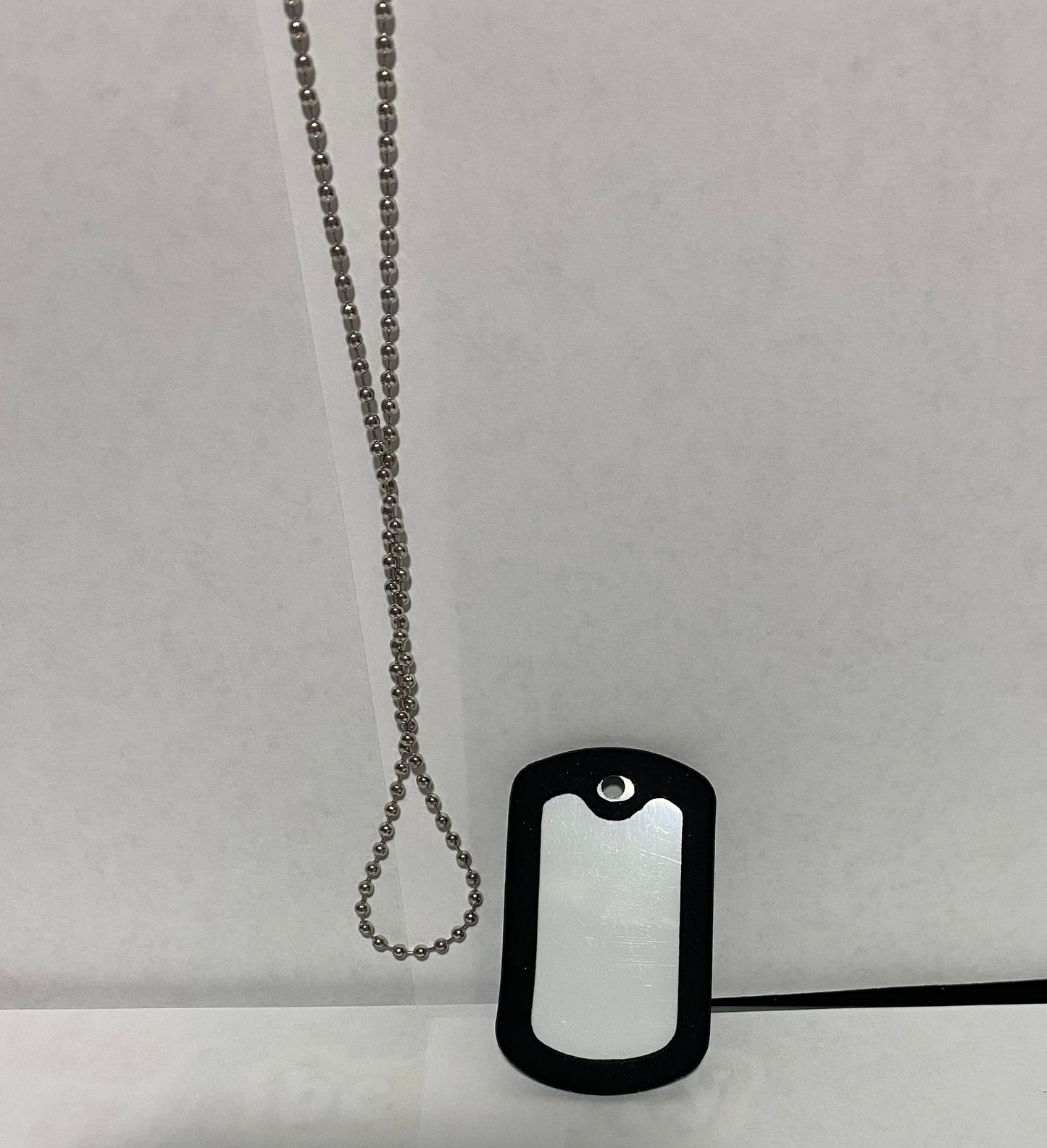 Dog tag necklace