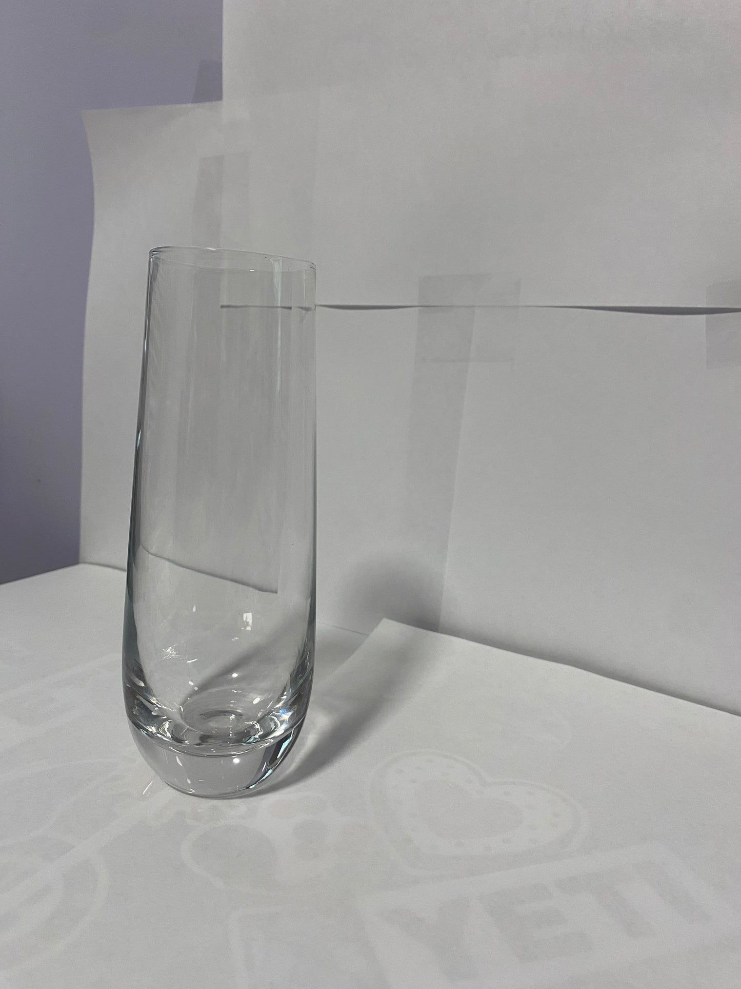 Stemless Champagne glasses - clear