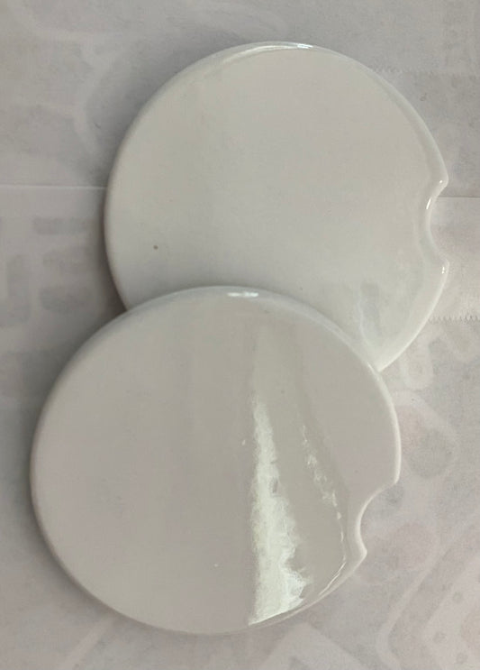 Car ceramic coasters 2 piece set